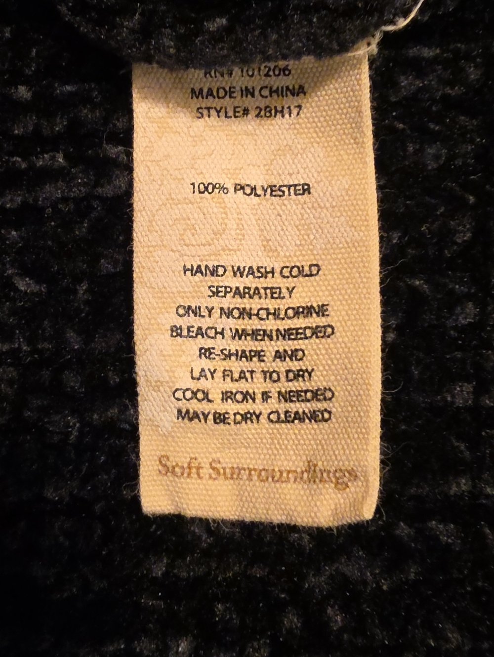 Soft Surroundings Chenille Sweater - Picture 9 of 12